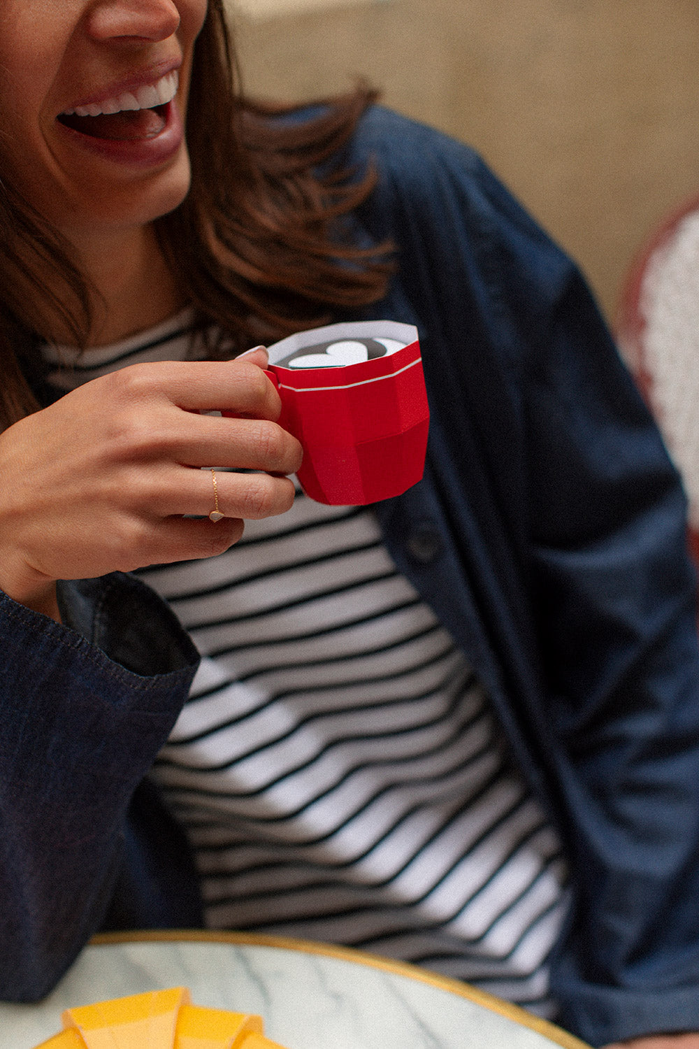 Papercraft Croissant - 3D Paper Souvenir