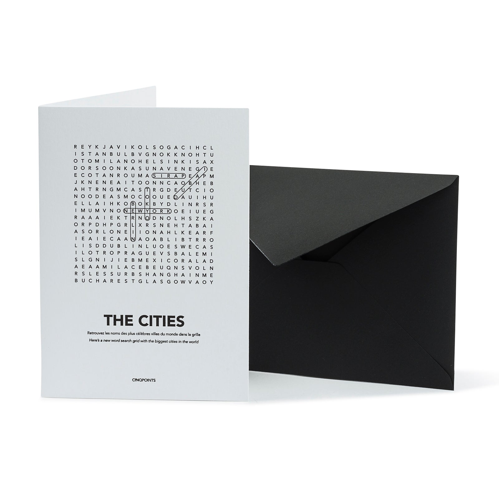 Carte postale Cities - Find me