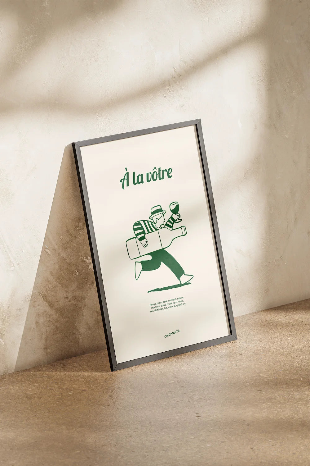 Affiche Illustrée À la vôtre