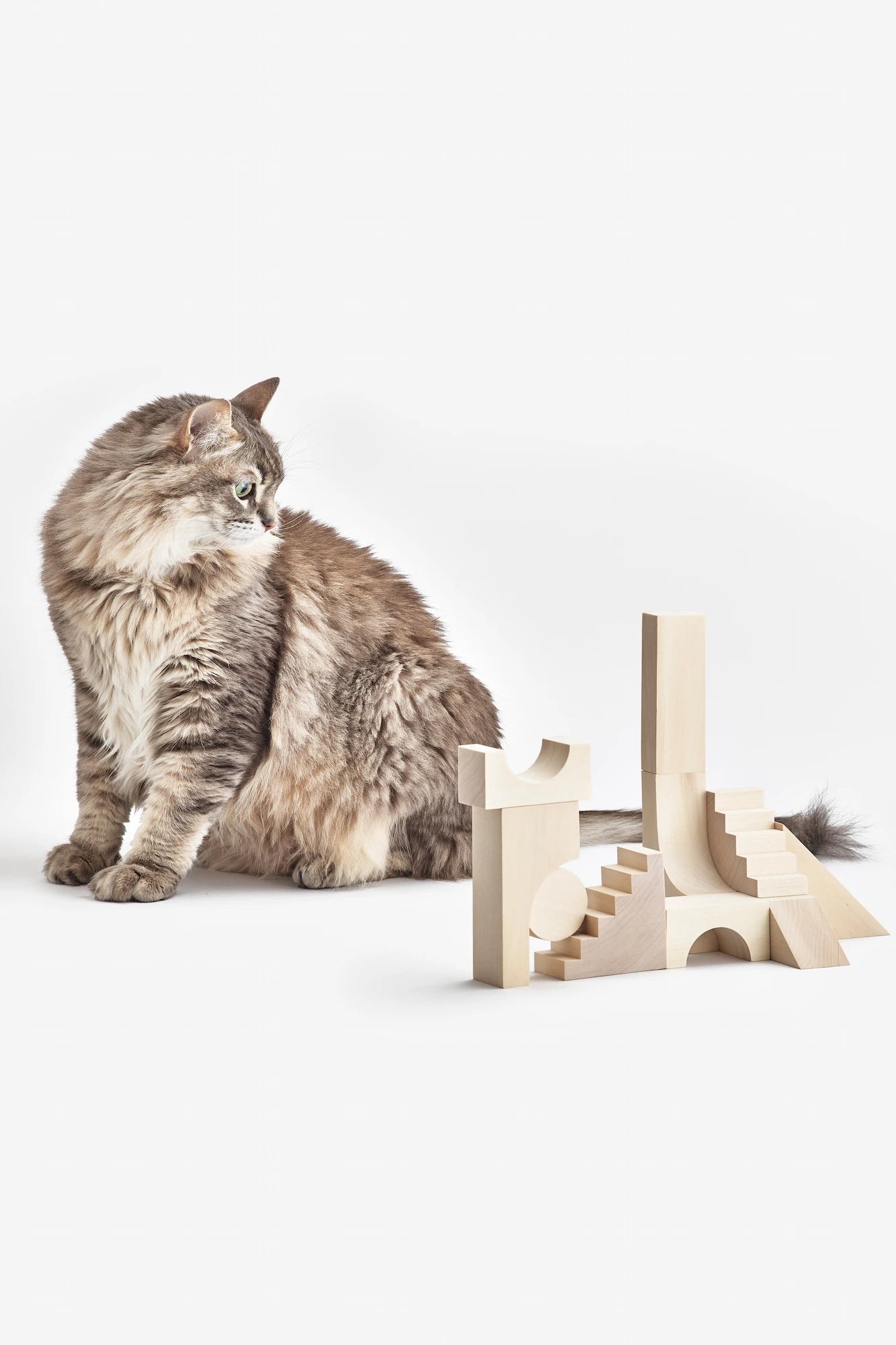 Puzzle 3D en bois - jeu de construction Archiblocks