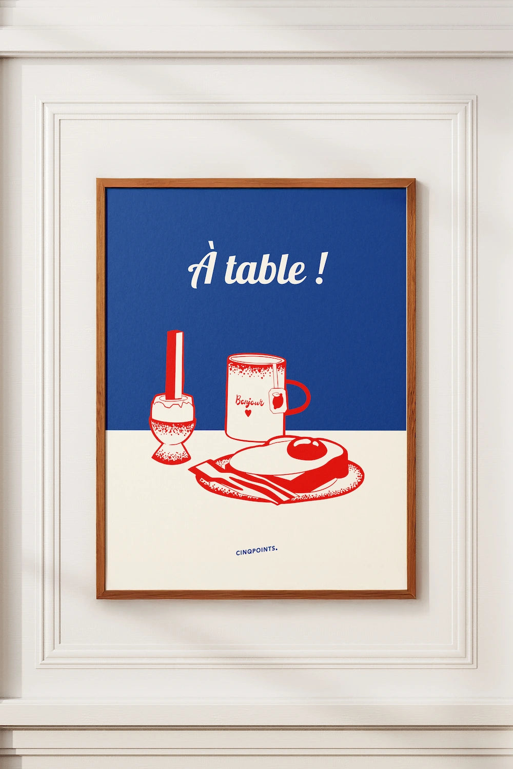 Affiche Motif À table