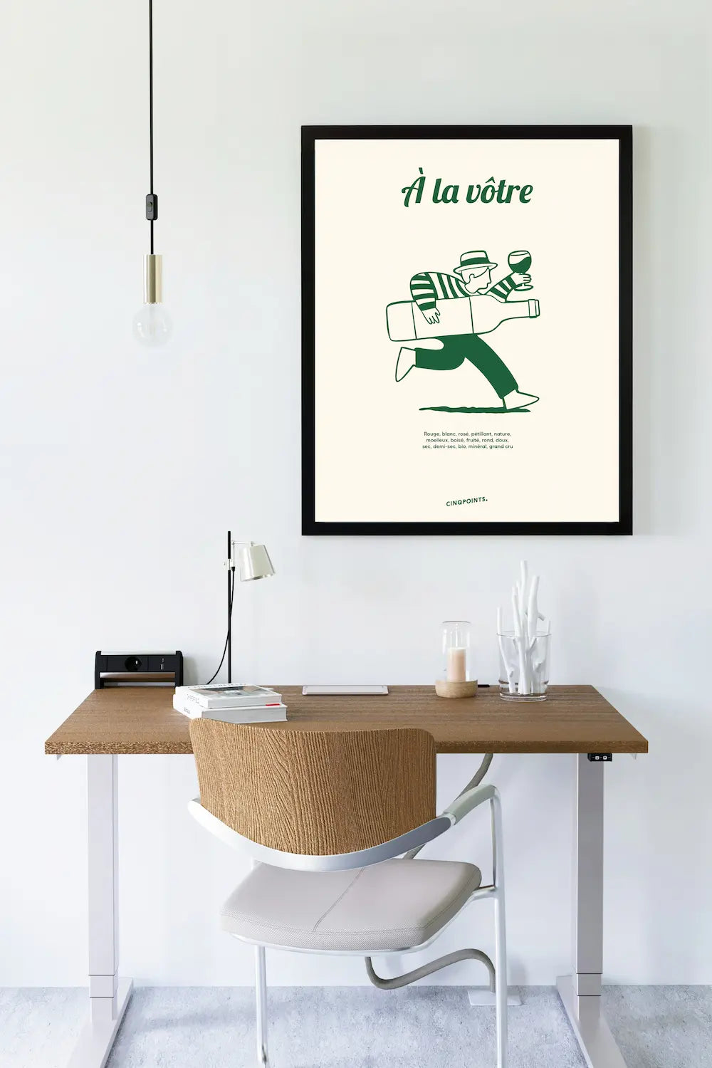Affiche Illustrée À la vôtre