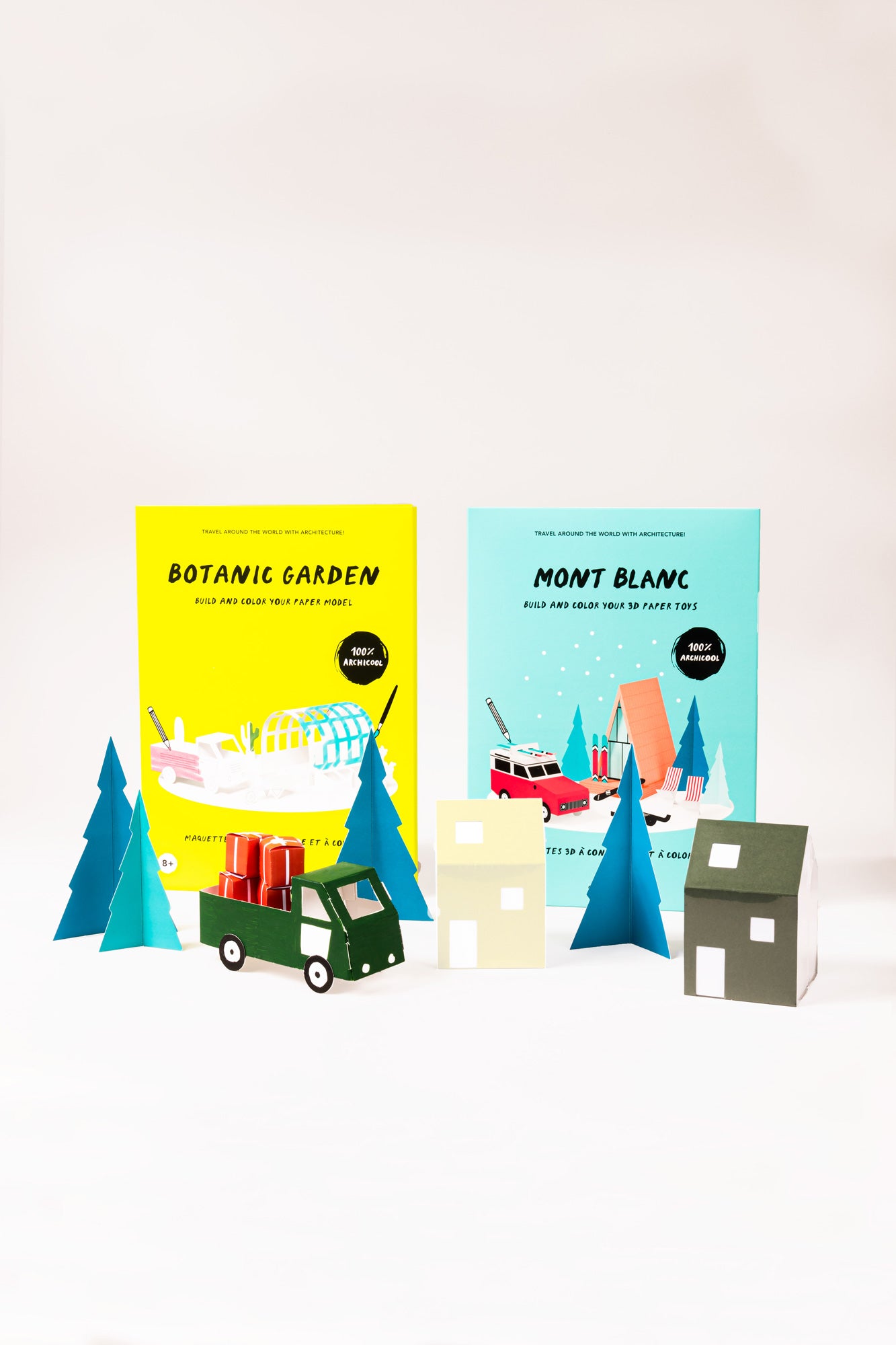 Pack nature - Mont blanc, Botanic garden et un bloc-notes