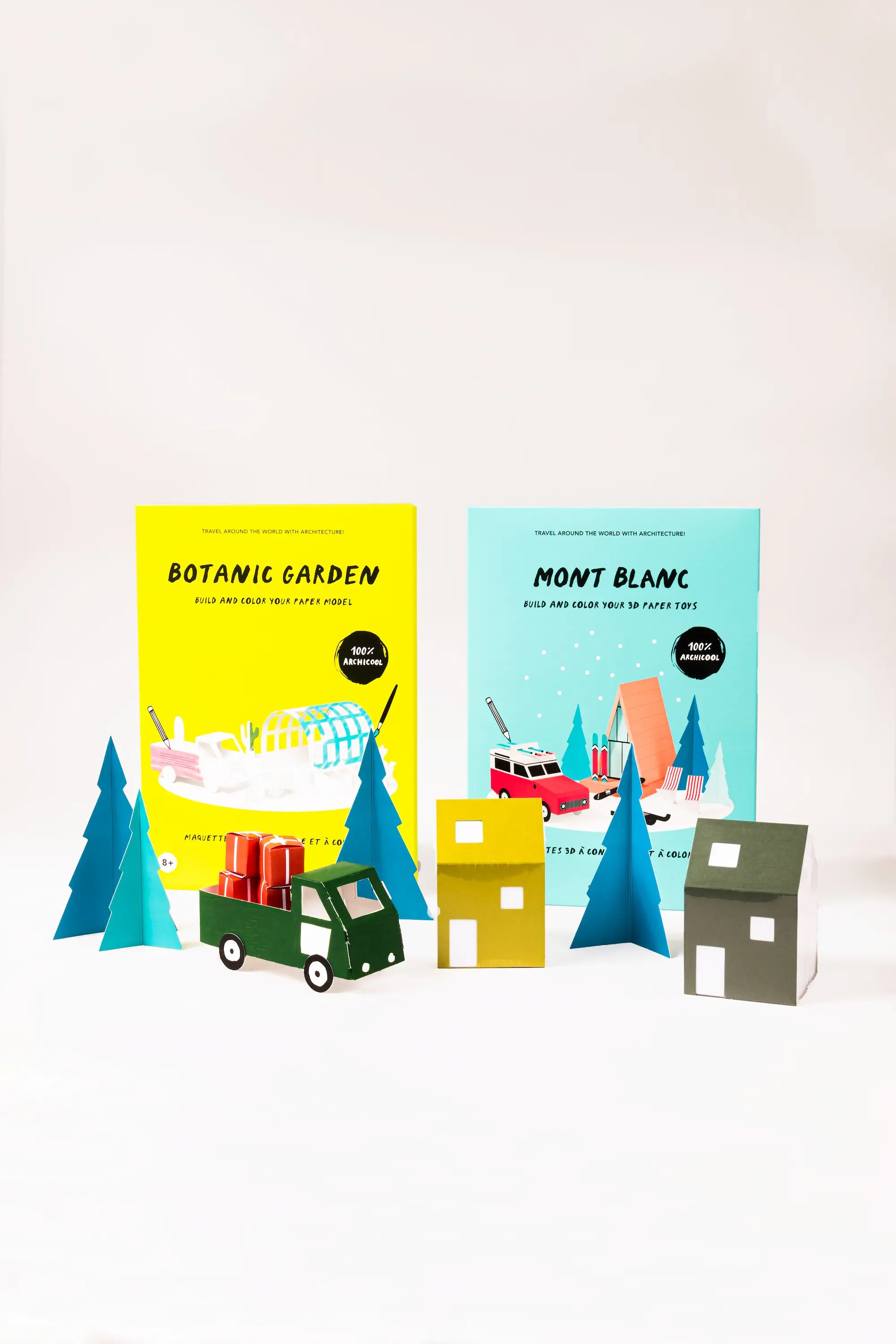 Pack nature - Mont blanc, Botanic garden et un bloc-notes