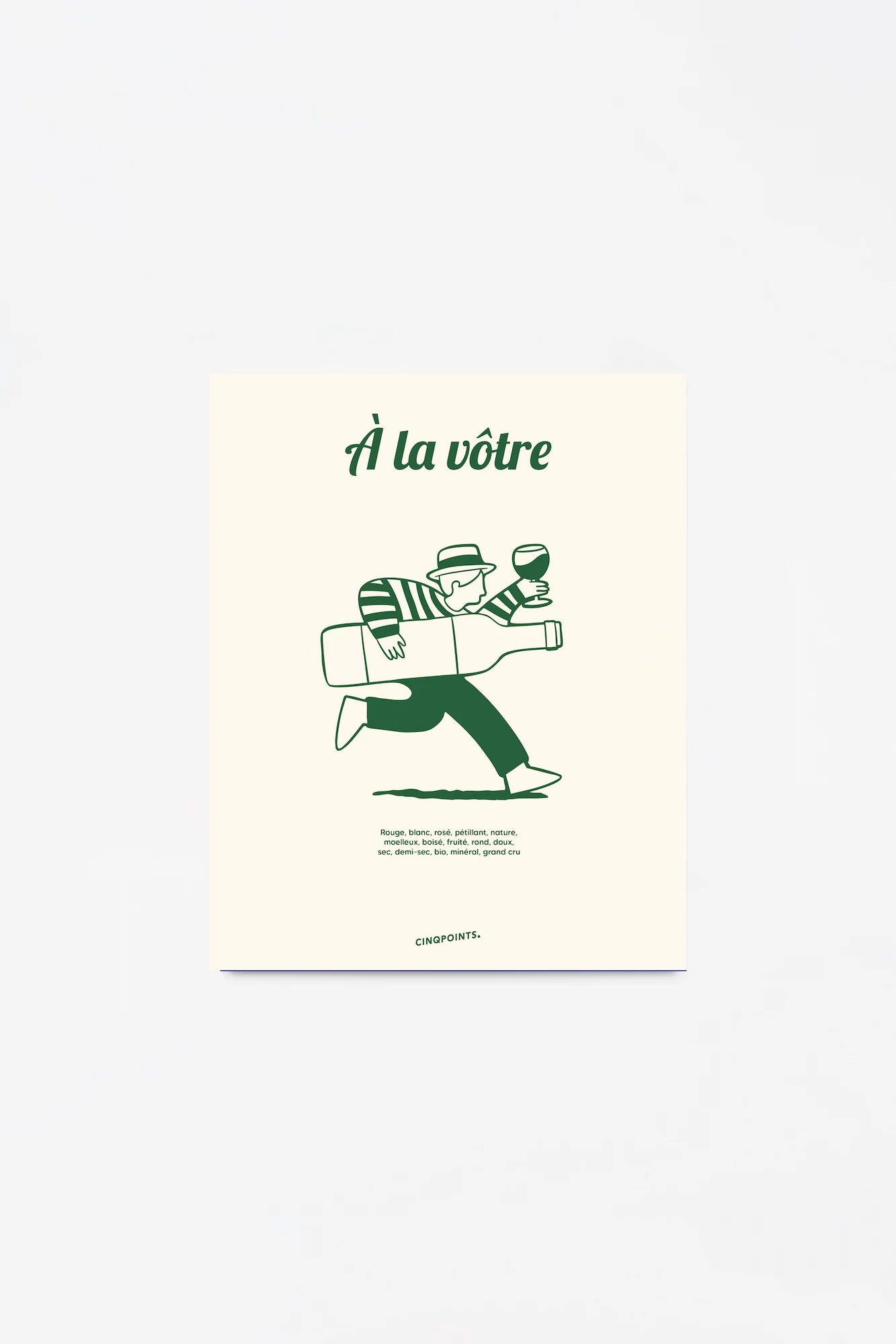 Affiche Illustrée À la vôtre