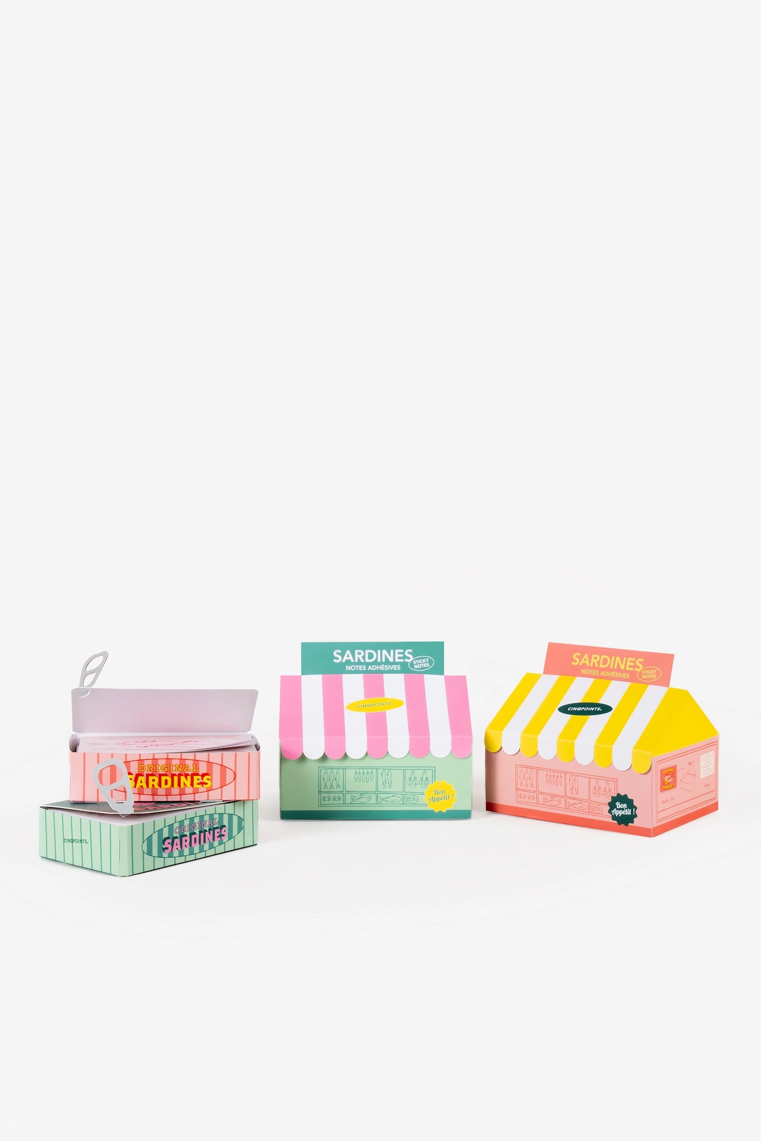 Sticky notes - Sardines - Pink