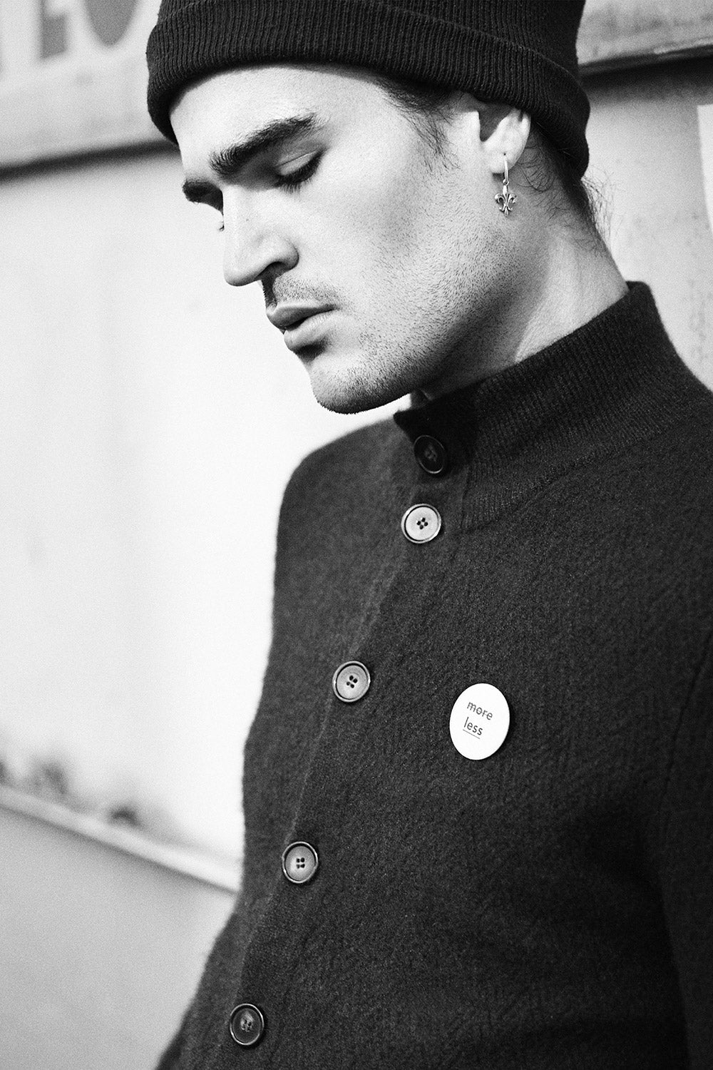 Less is More - White badge