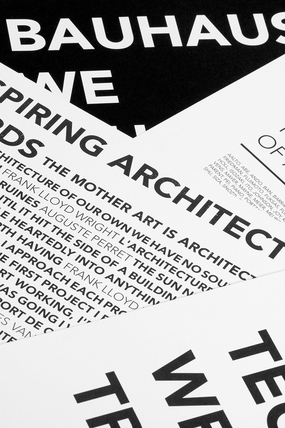 Form follows function white poster
