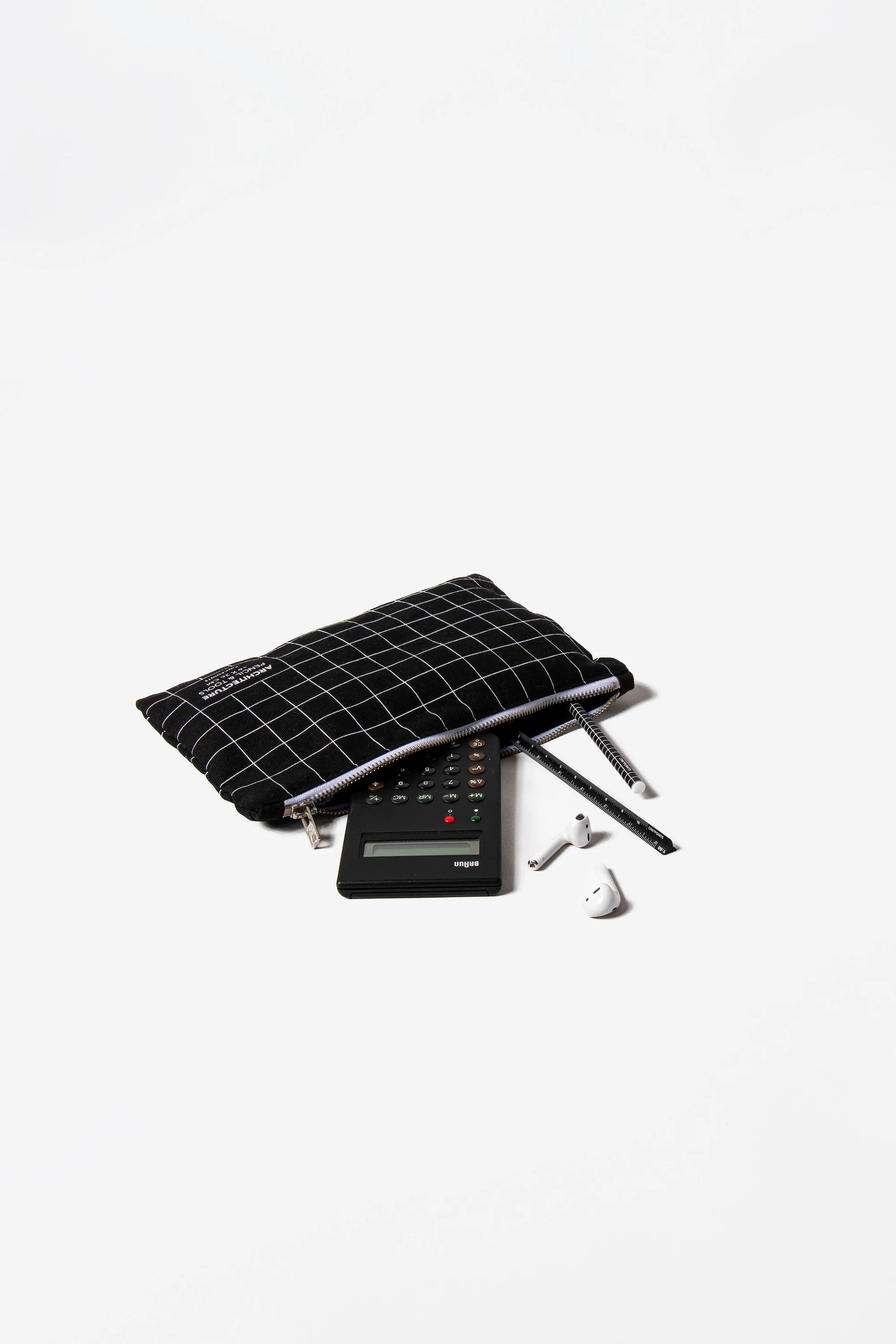 Large grid pencil case
