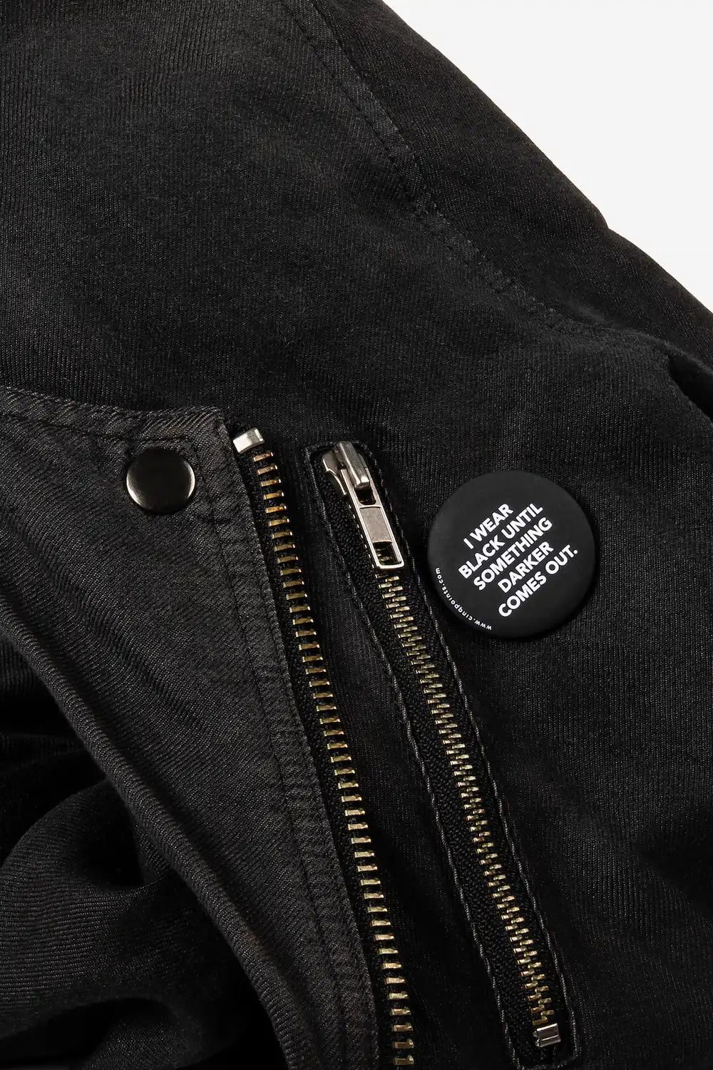 I wear black - badge