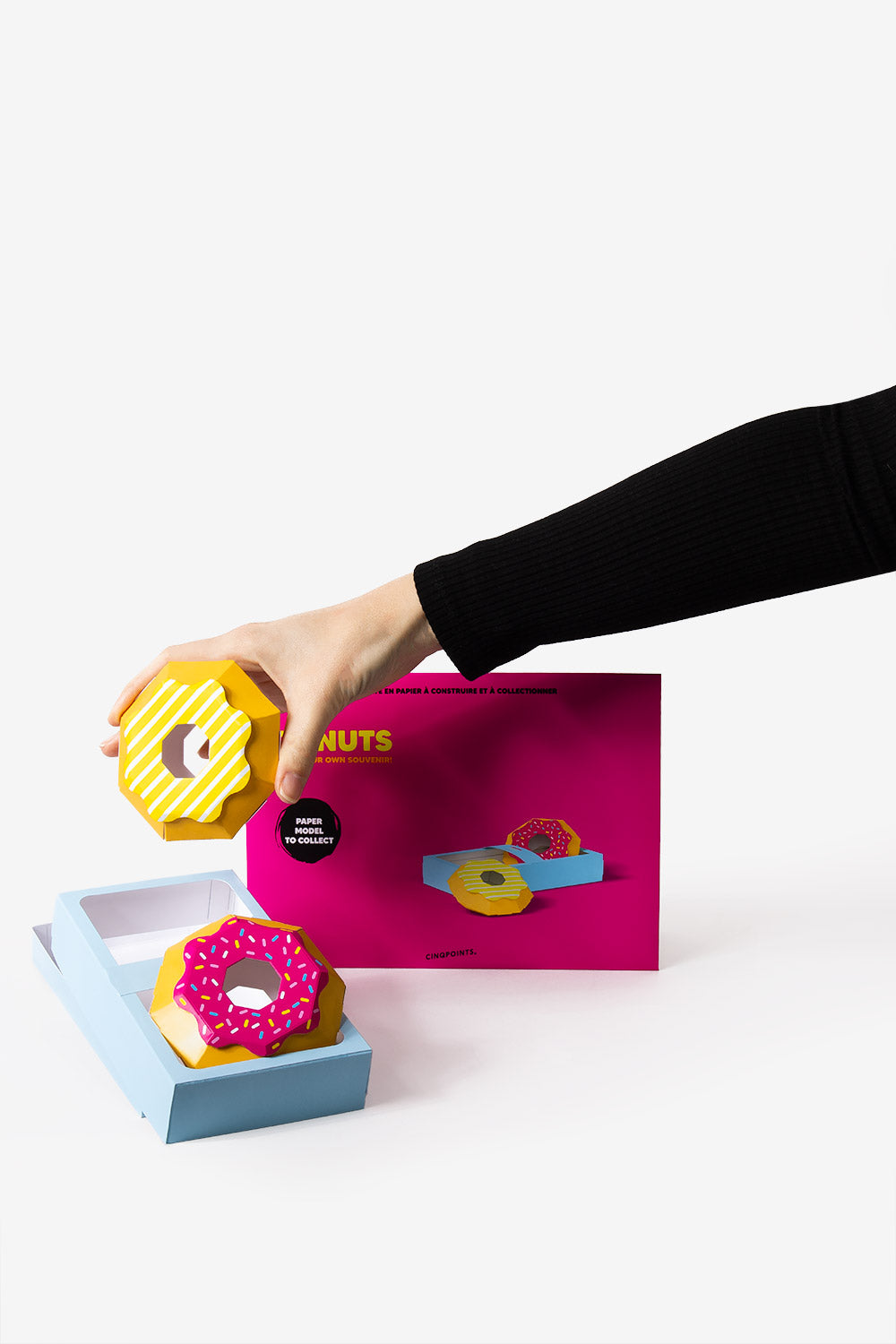 Papercraft Donuts - Souvenir en papier 3d