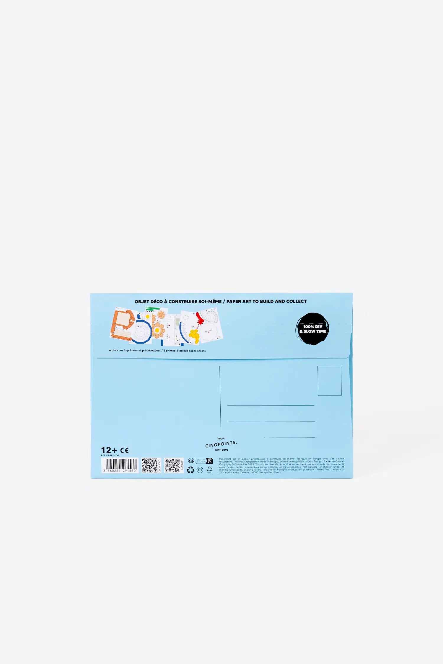 Papercraft Petit Déjeuner - Souvenir en papier 3d