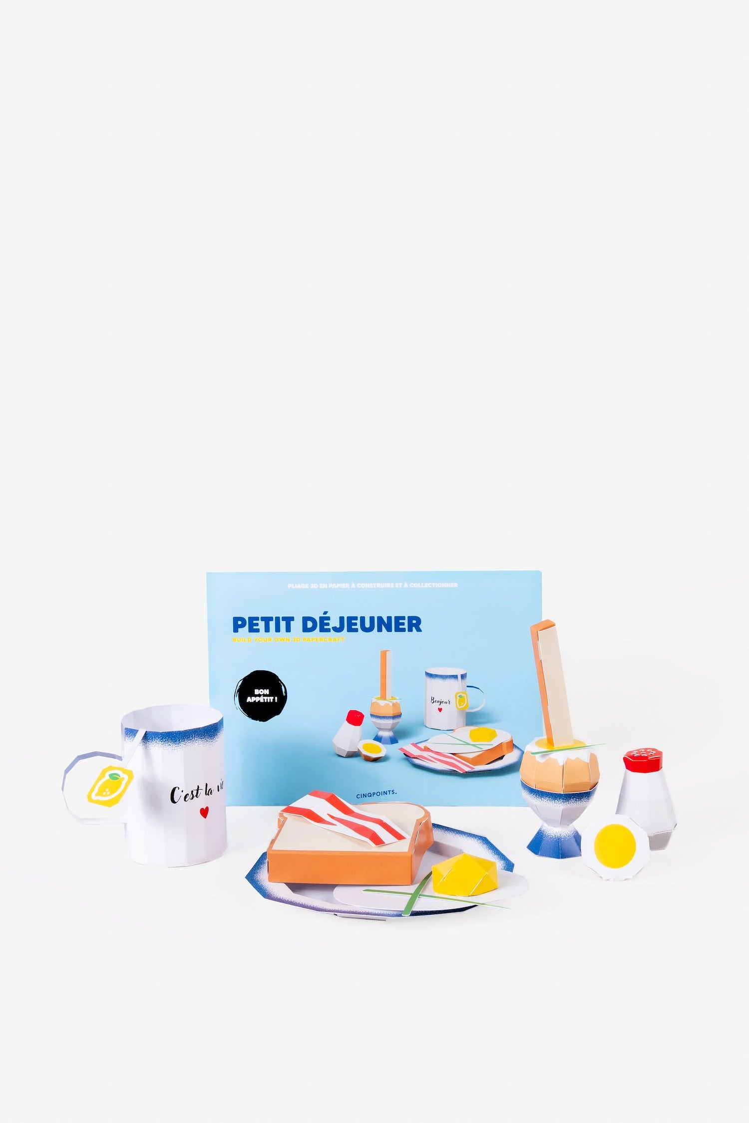 Papercraft Petit Déjeuner - Souvenir en papier 3d