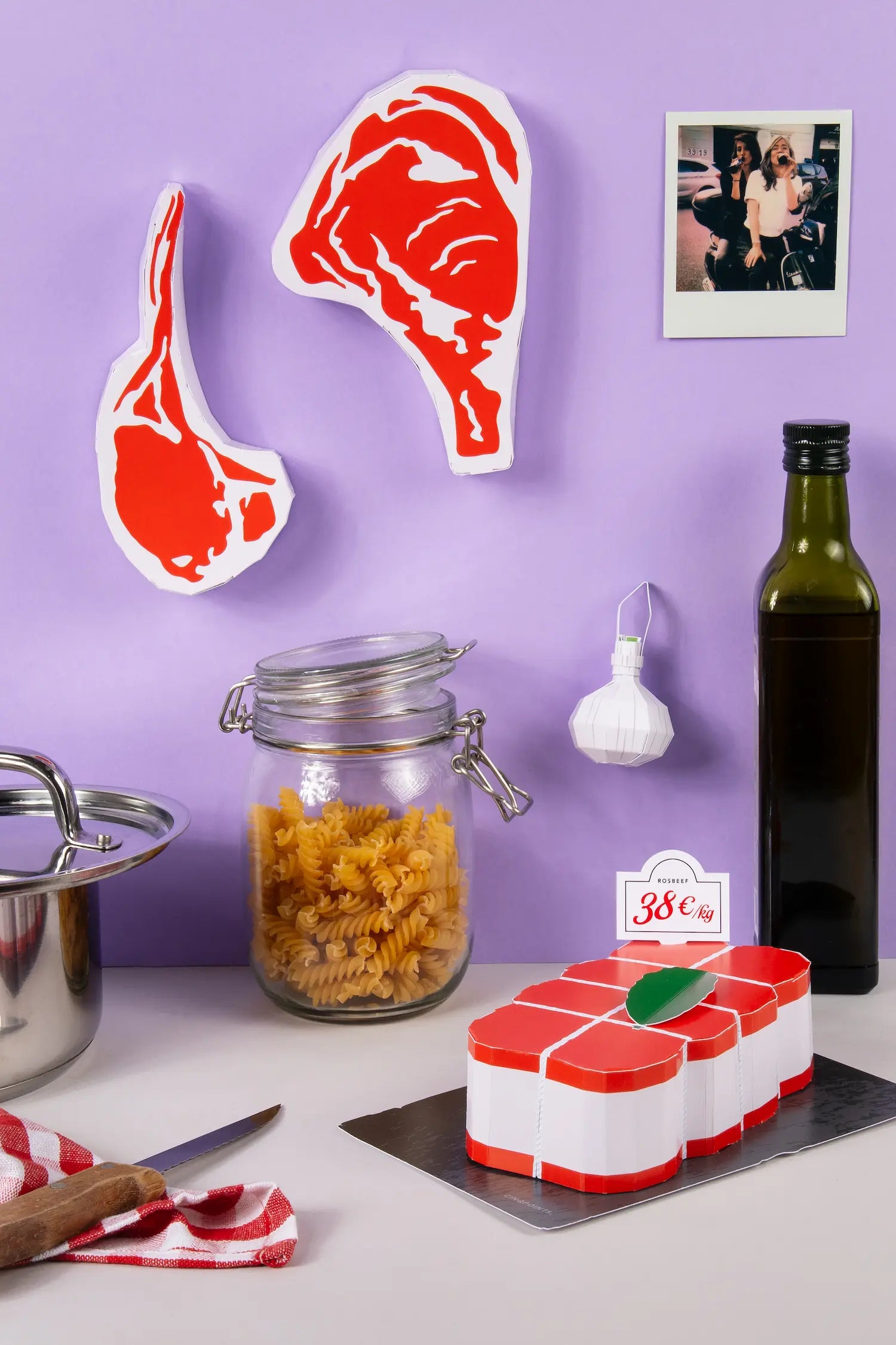 Papercraft Rosbeef & Co - Pliage en papier 3D