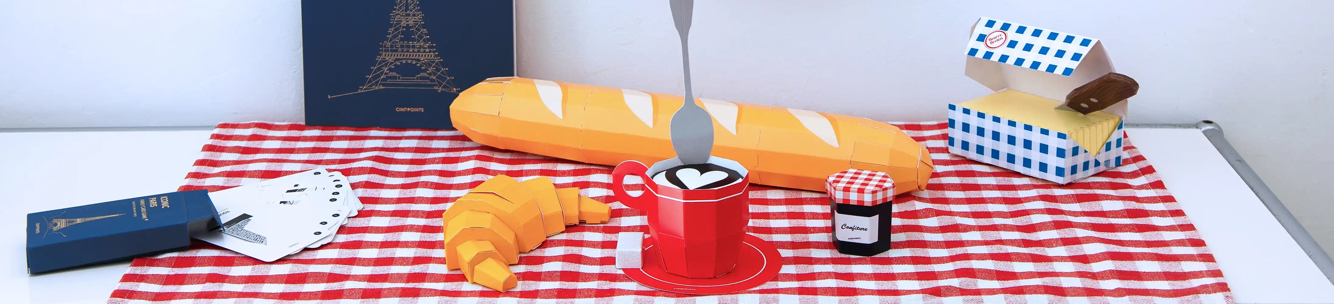 collection francaise affiche papercraft