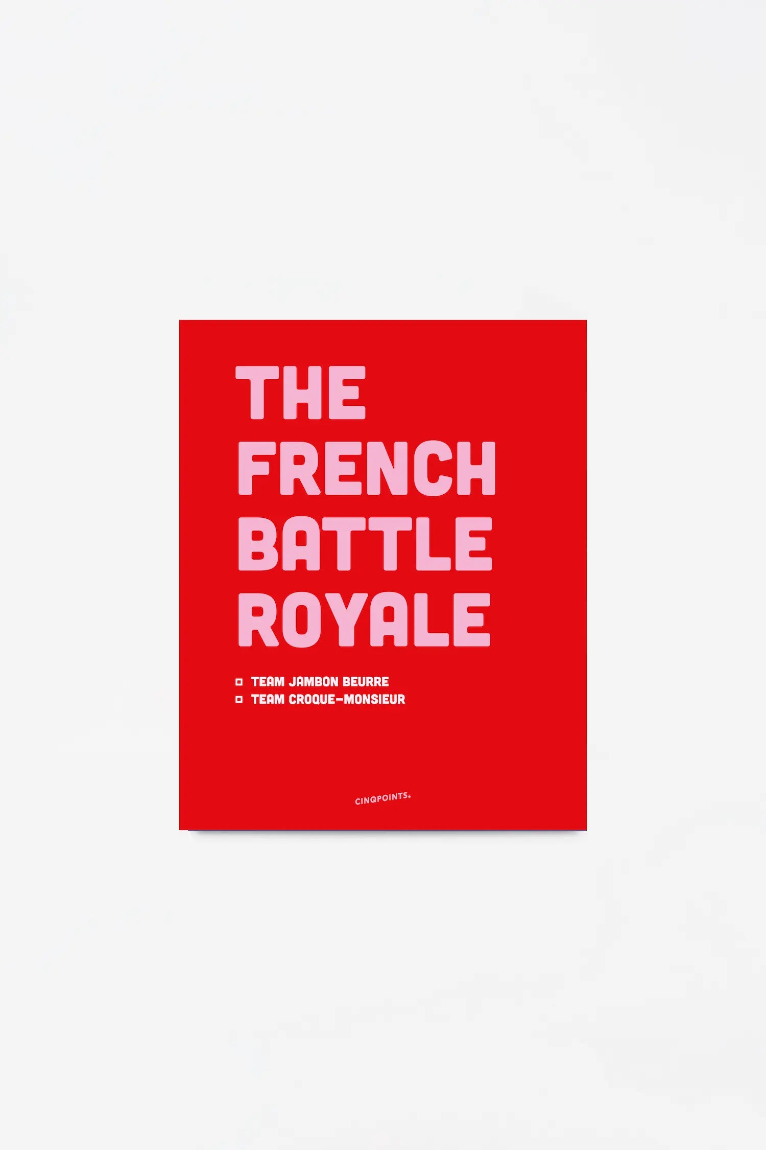 Affiche Battle Royale Rouge
