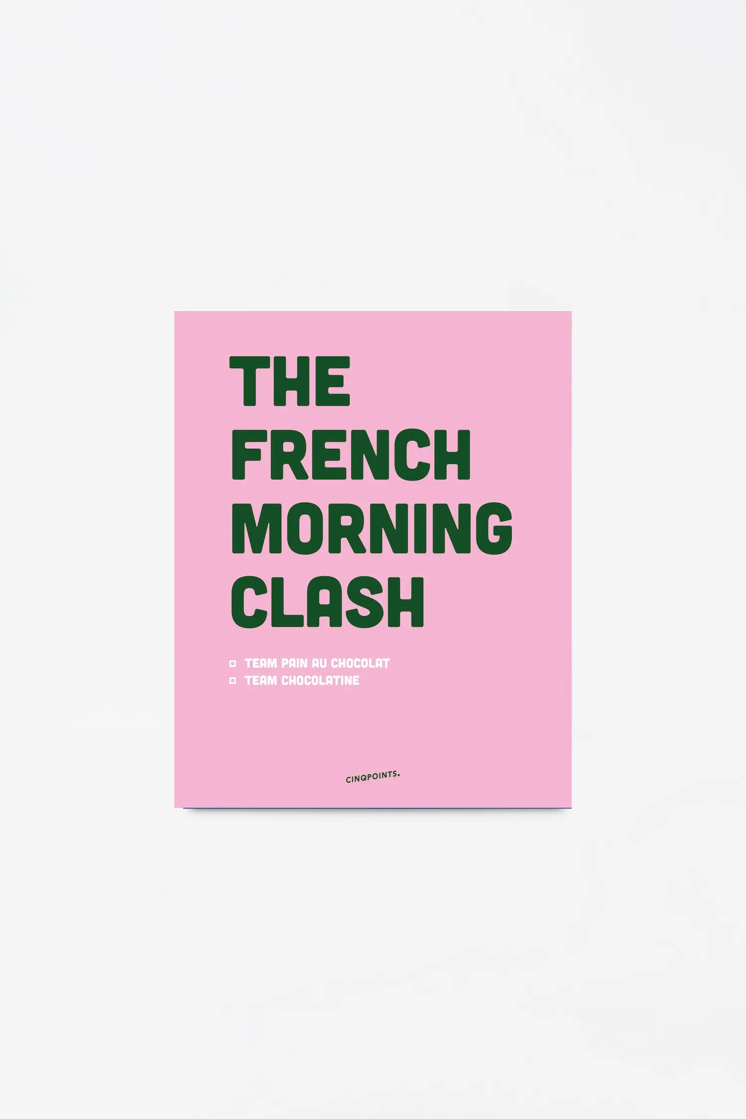 Affiche French Morning Clash Rose