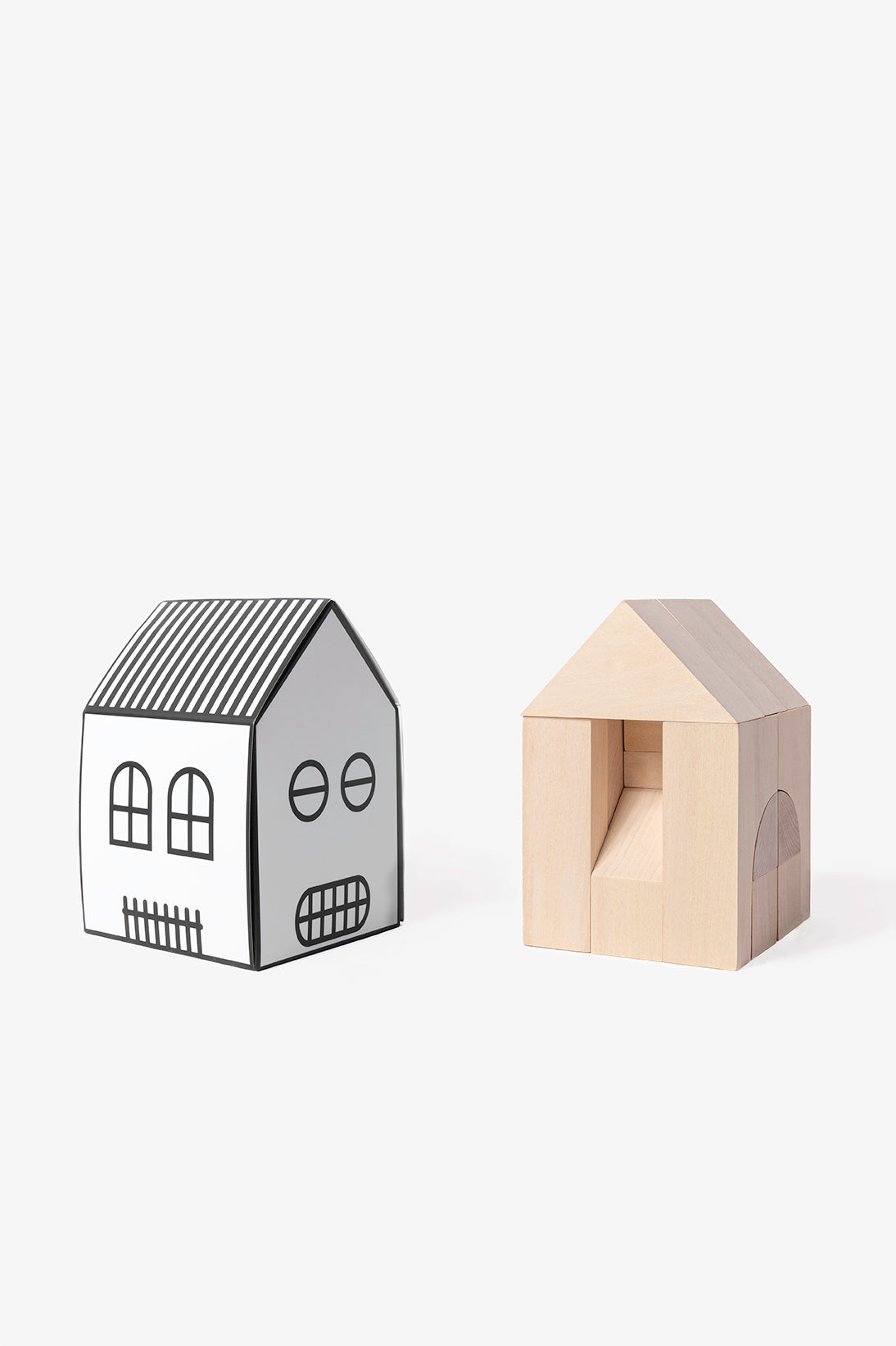 Puzzle 3D en bois - jeu de construction Archiblocks