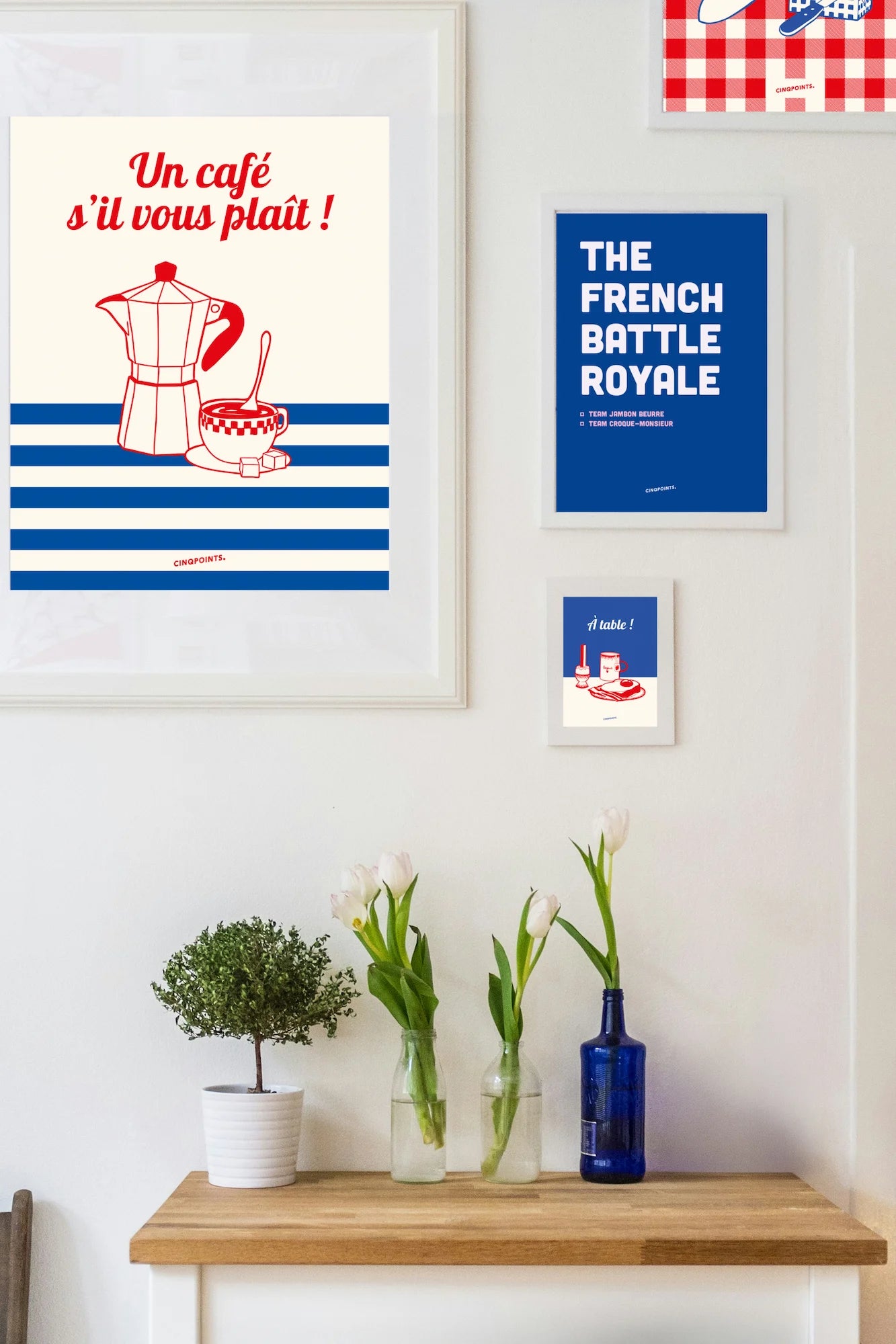 Affiche Motif Café Terrasse