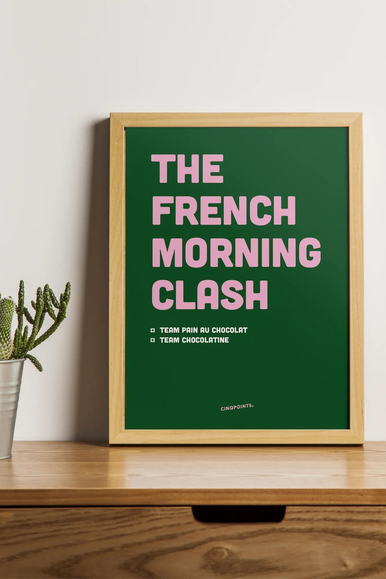 Affiche French Morning Clash Vert
