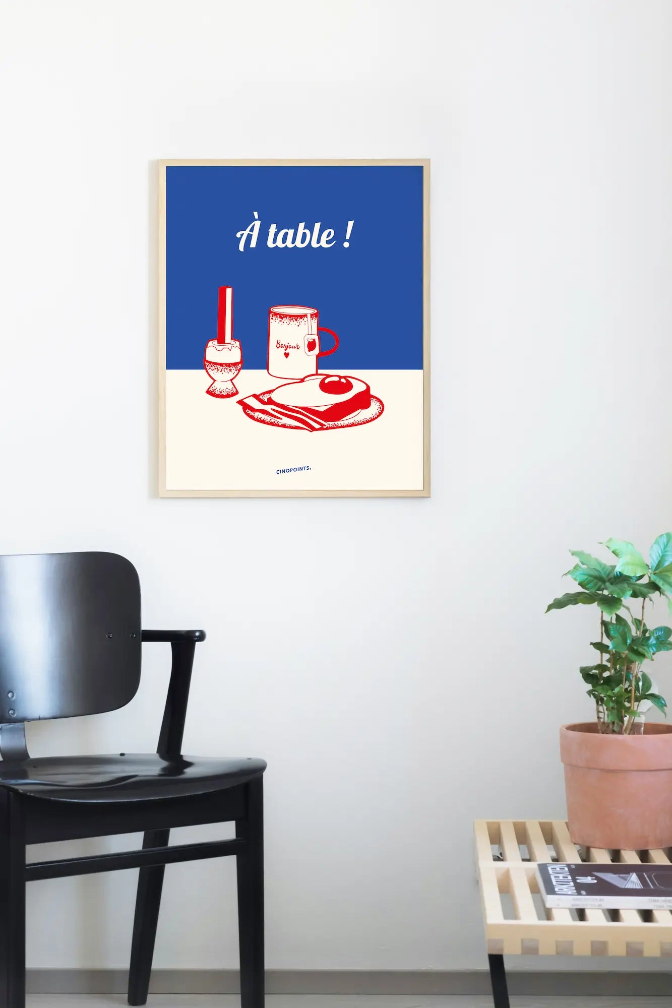 Affiche Motif À table