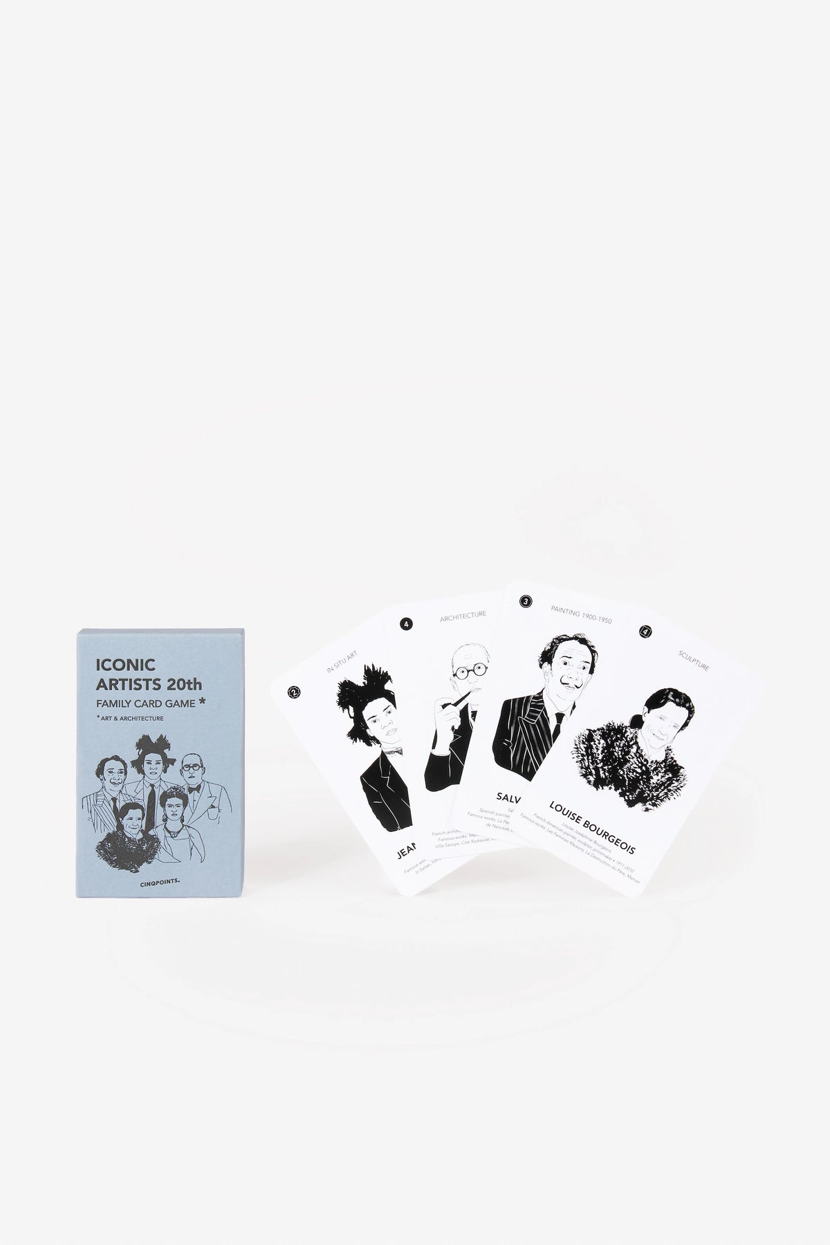 Jeu de 7 familles - Iconic Artists 20th century | Cadeau culturel