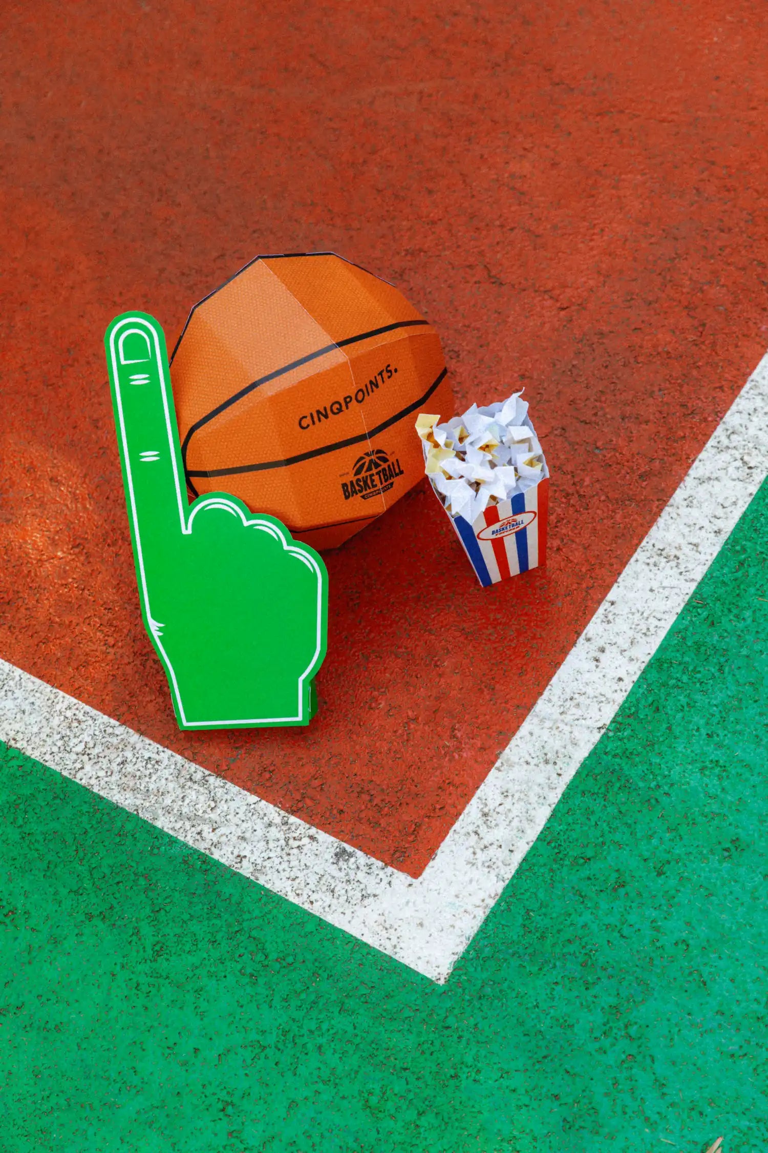 Papercraft 3d - Basketball
