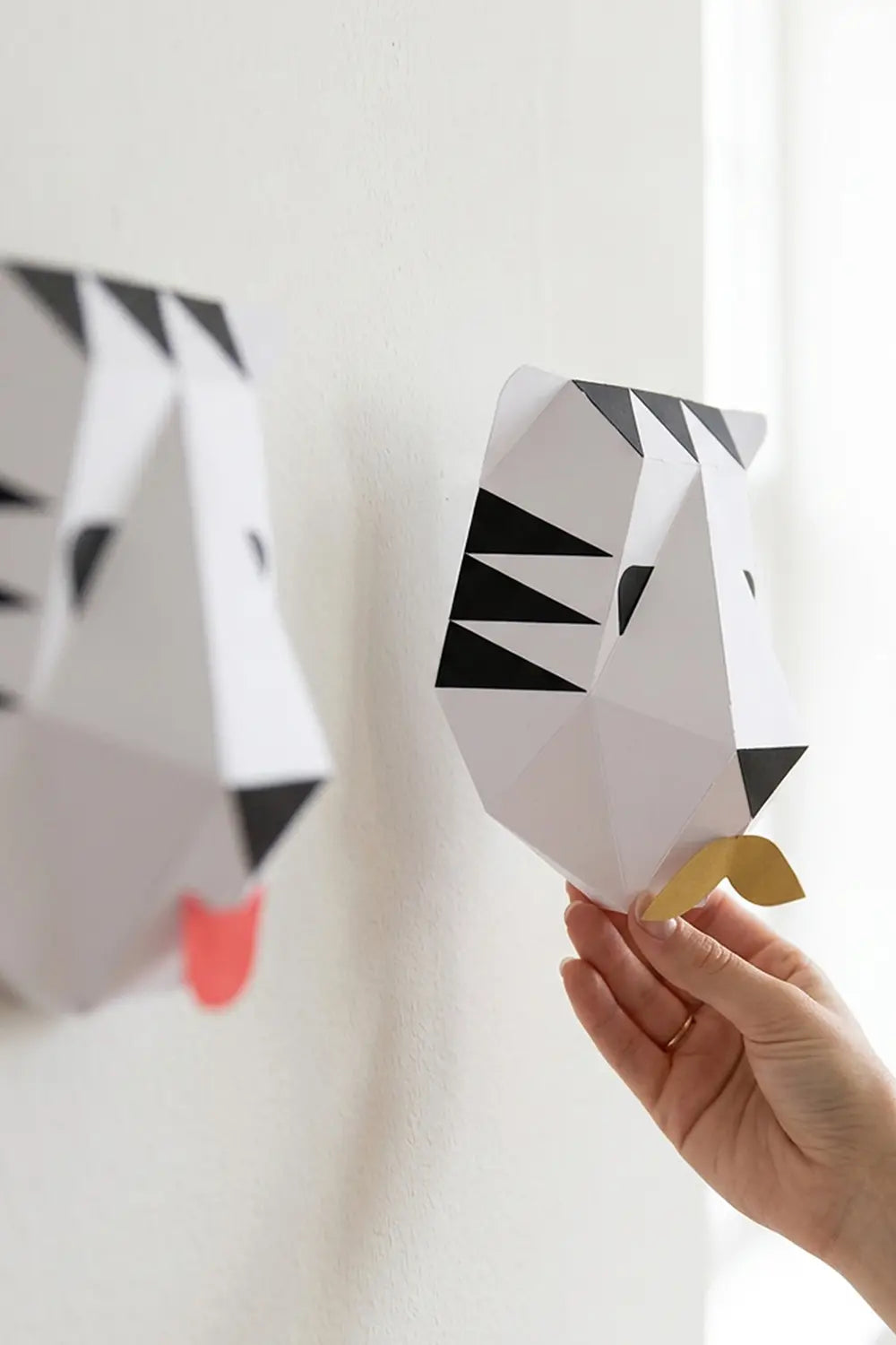 3D Model Papier Tigre — DIY Papercraft Kit