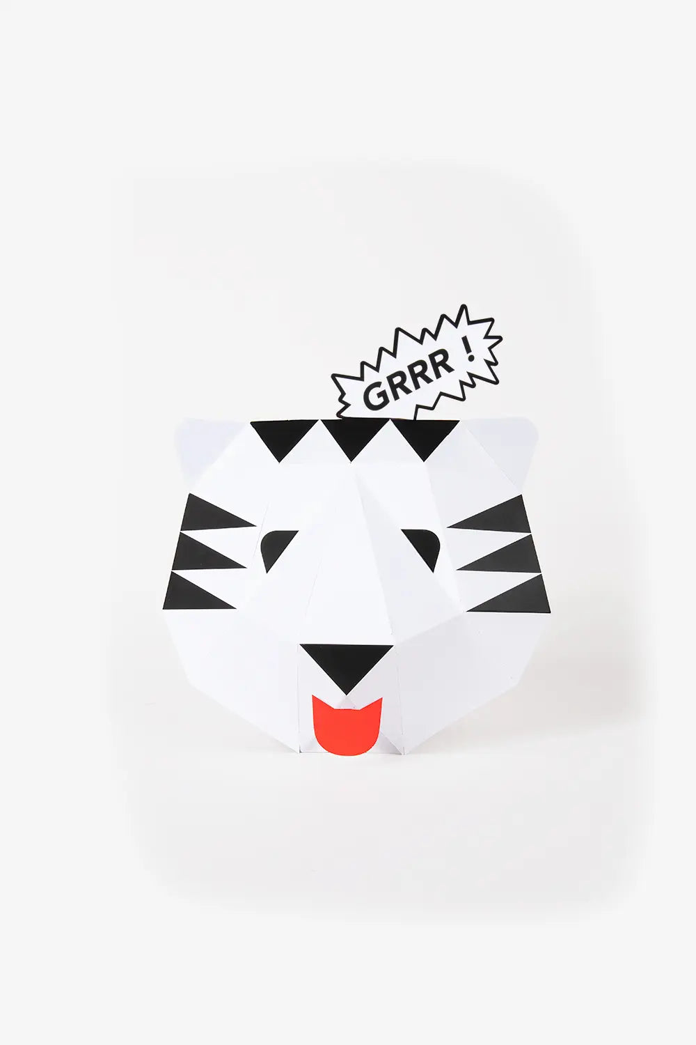 3D Model Papier Tigre — DIY Papercraft Kit