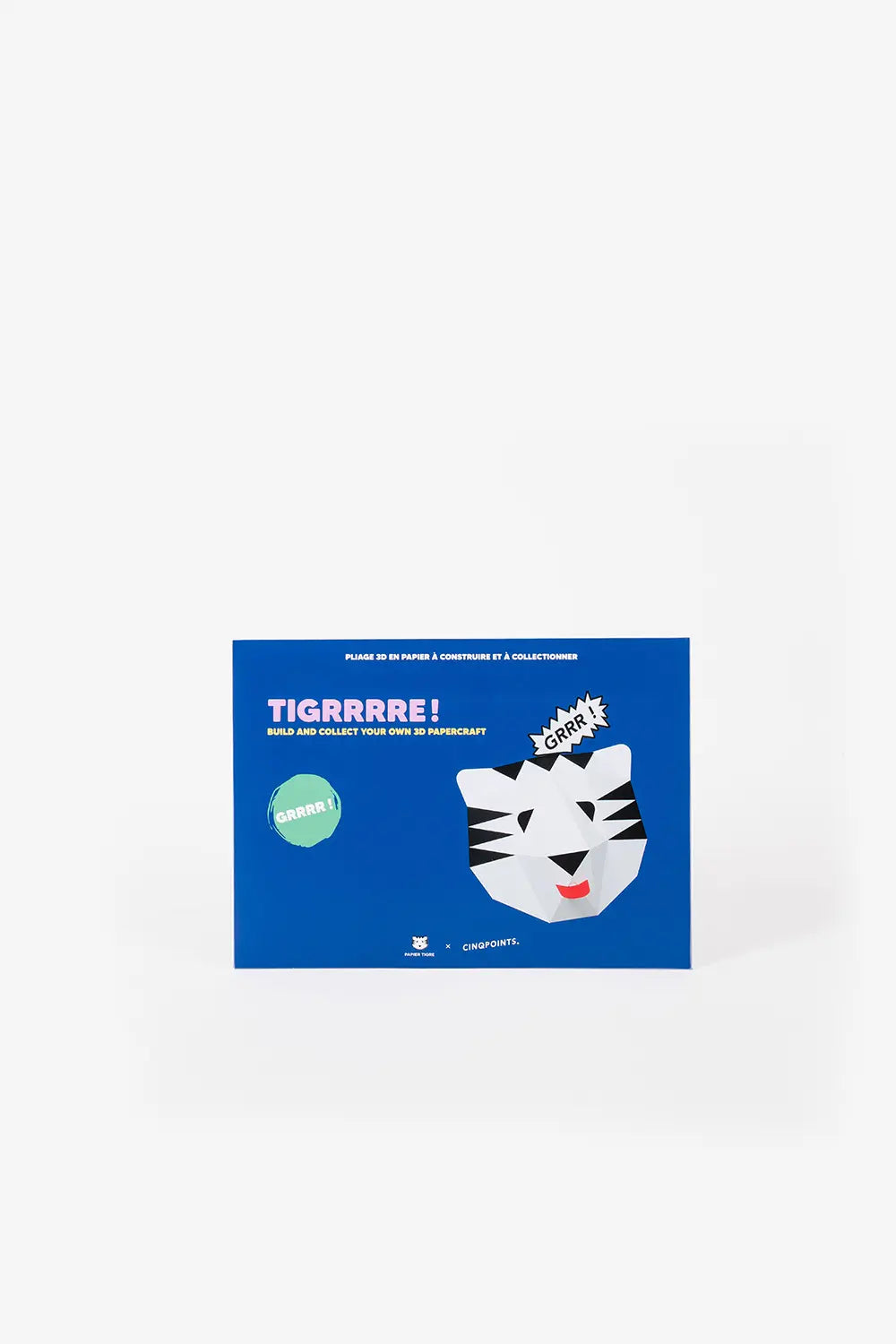 3D Model Papier Tigre — DIY Papercraft Kit