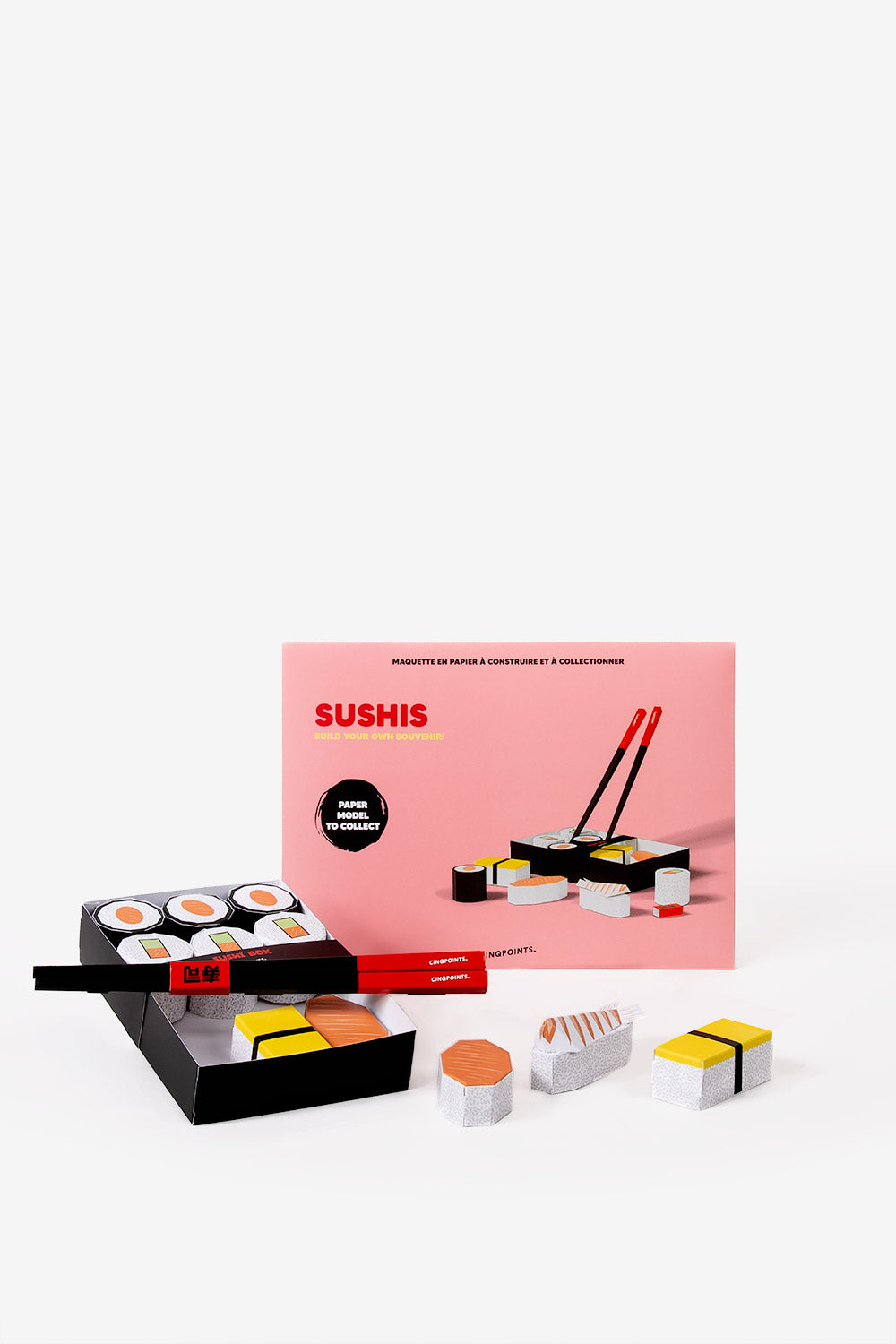 Papercraft Sushis - Souvenir en papier 3d