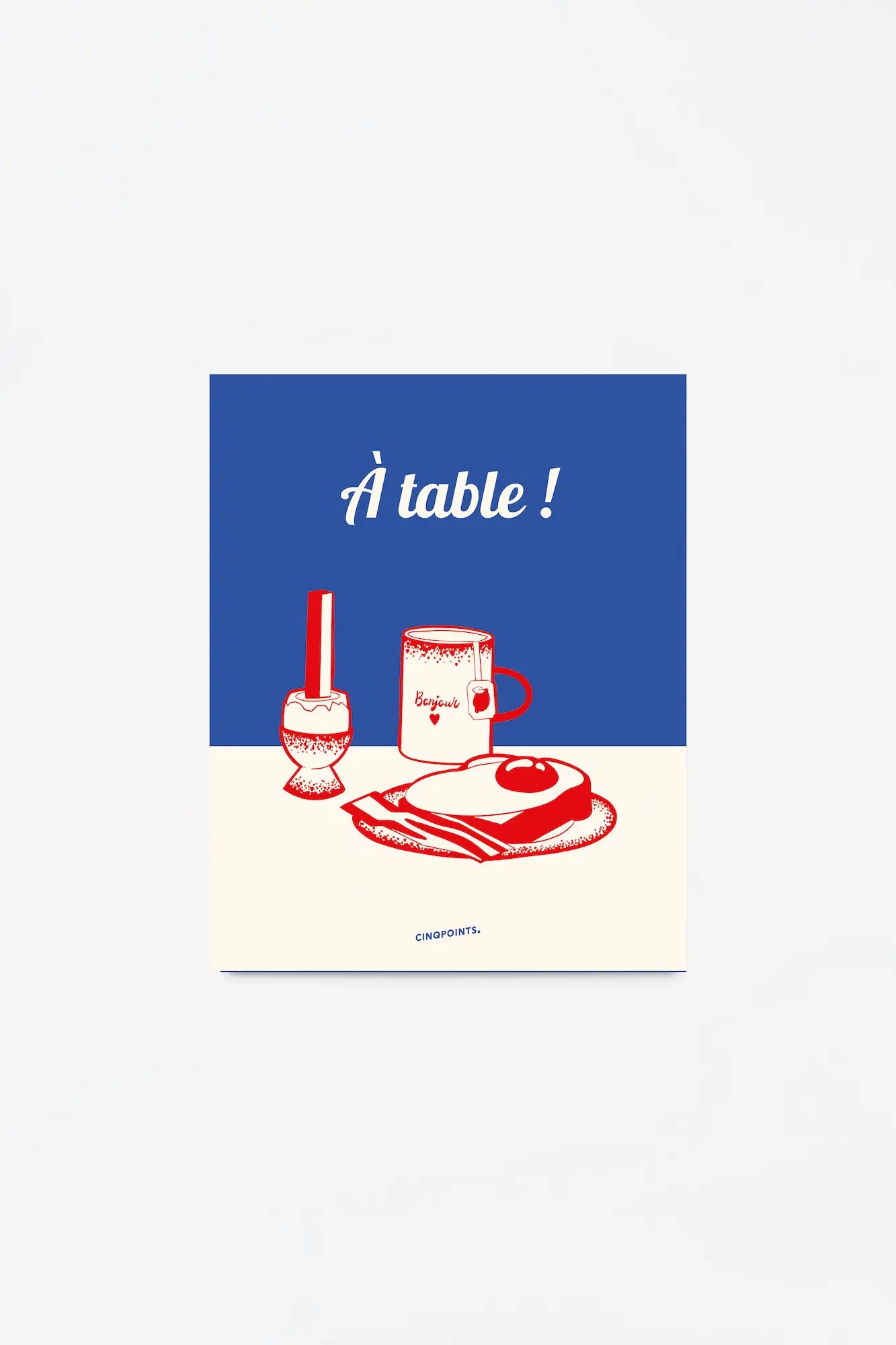 Affiche Motif À table