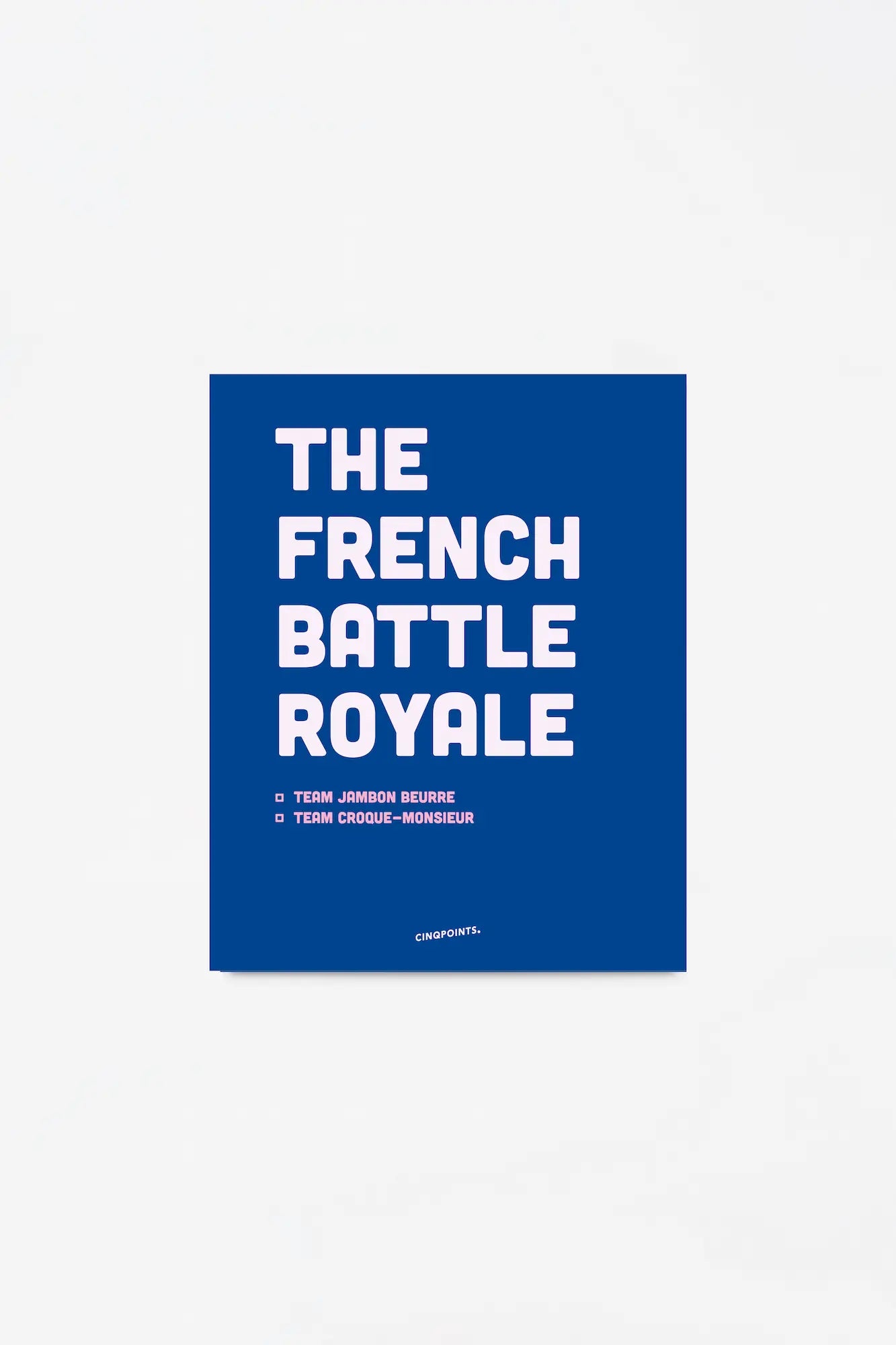 Affiche Battle Royale Bleu