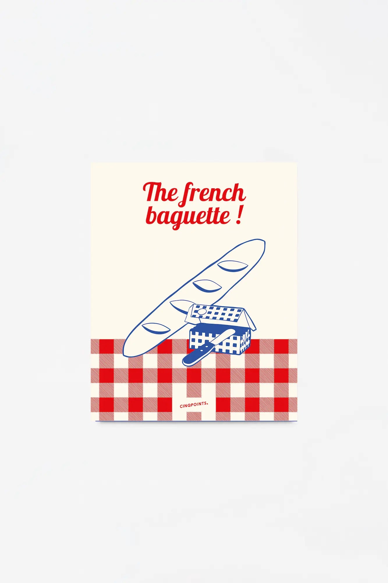 Affiche Motif French Baguette
