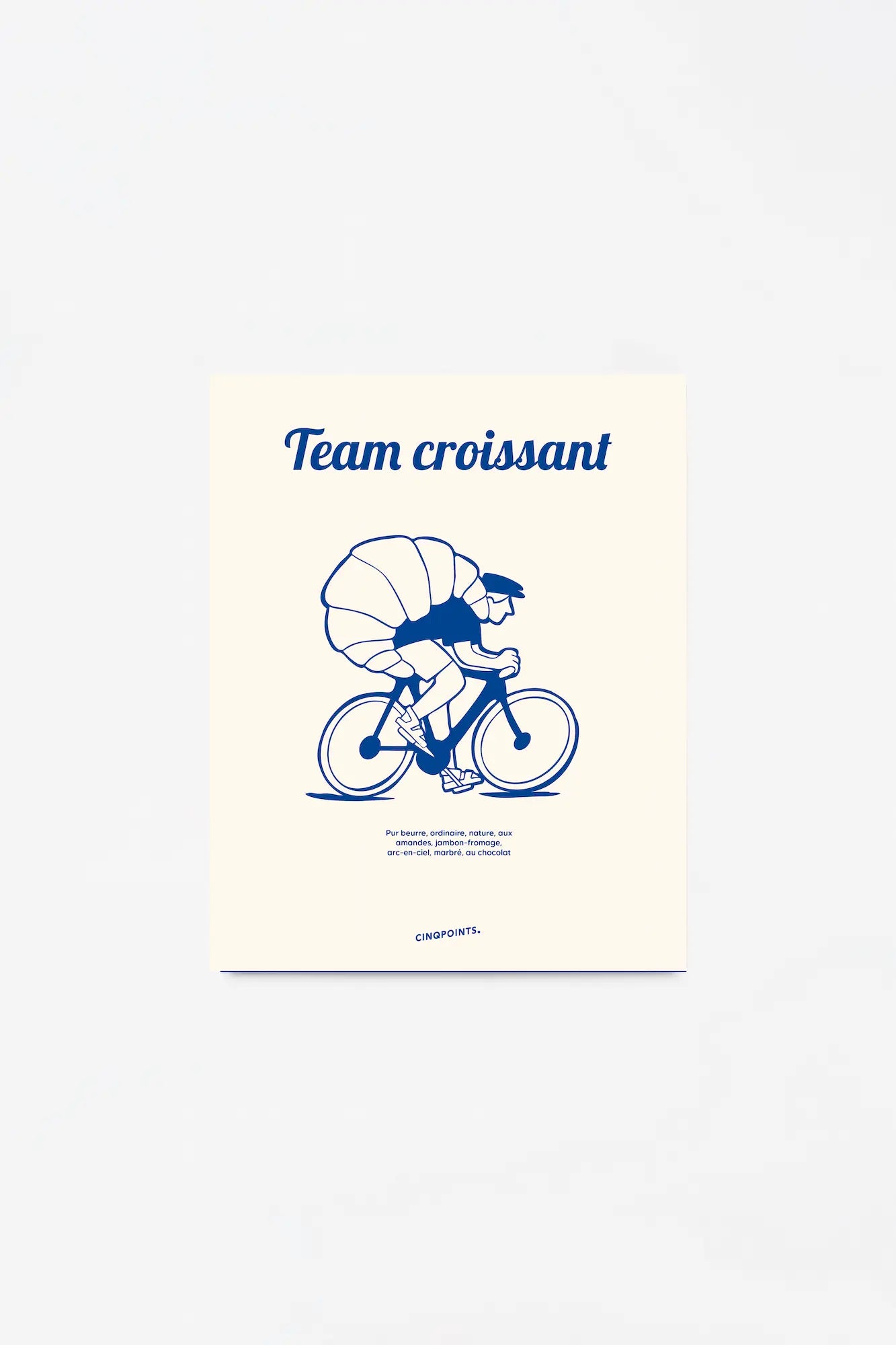Affiche Illustrée Team Croissant