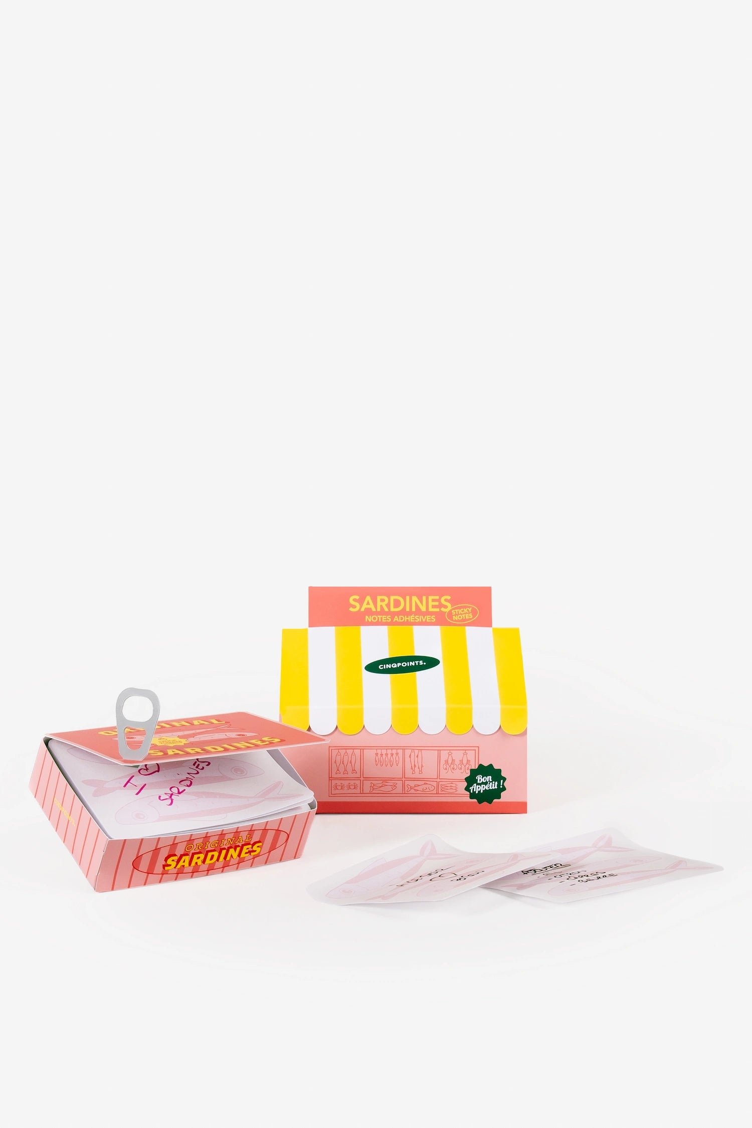 Sticky notes - Sardines - Pink