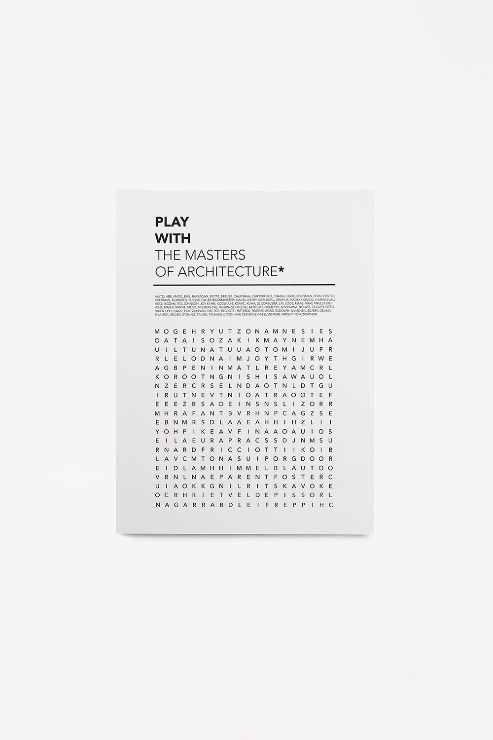 Affiche Play with names