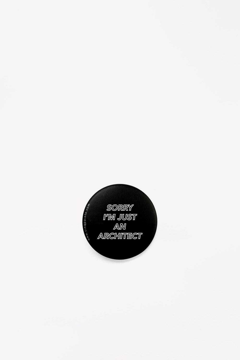 Sorry I am just an architect - Black badge