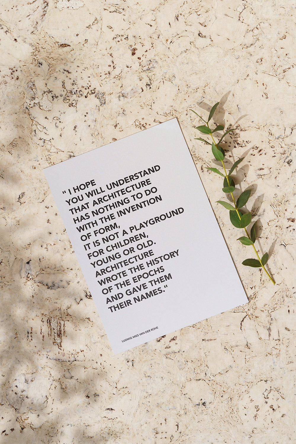 Playground postcard - Architects quotes
