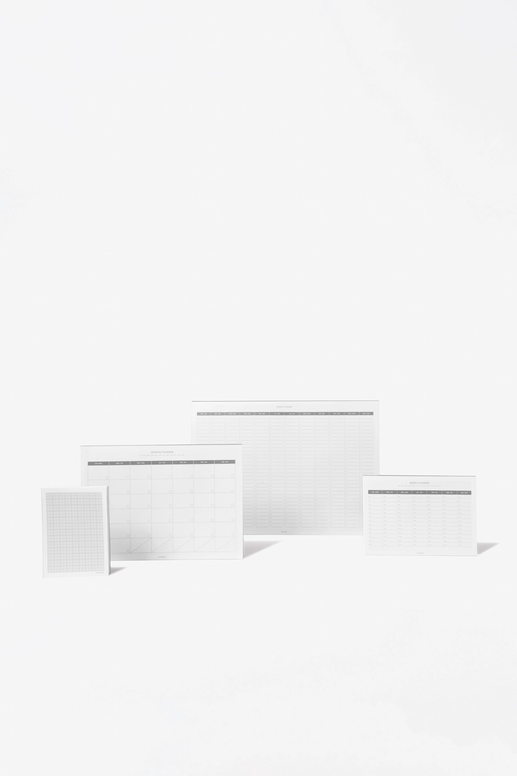 Annual planner A3 format