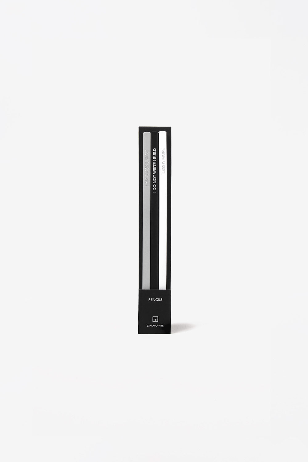 Trio de crayons Archiquote noir, blanc et gris