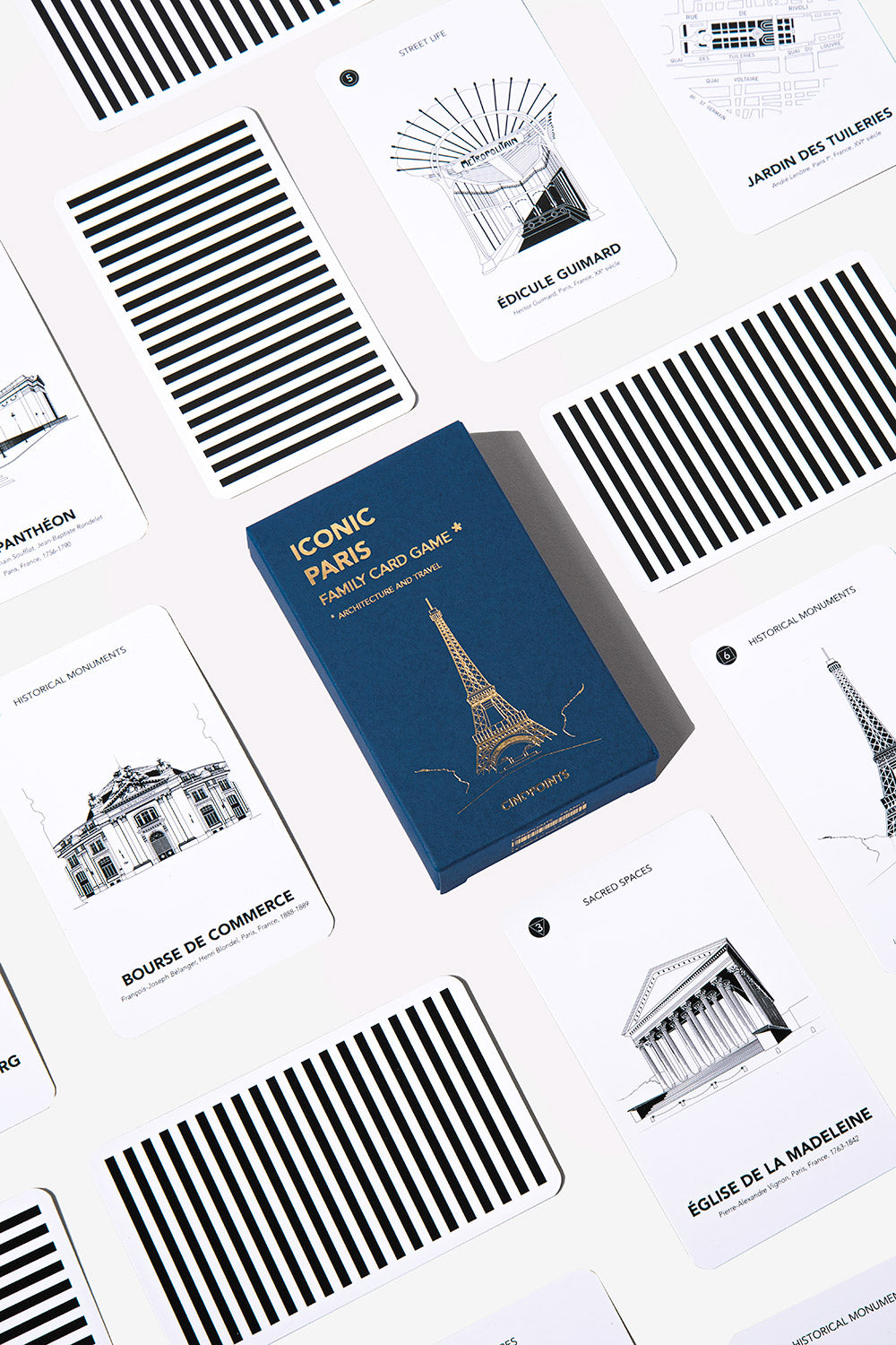 Jeu de 7 familles - Iconic Paris