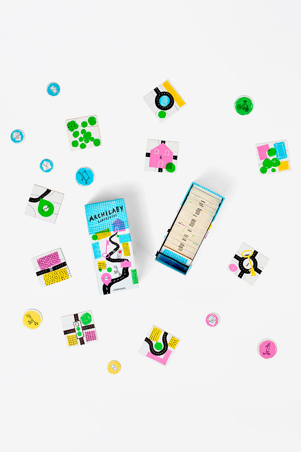 Pack Jeux Archi & Stratégie – Domino Coloré + Labyrinthe