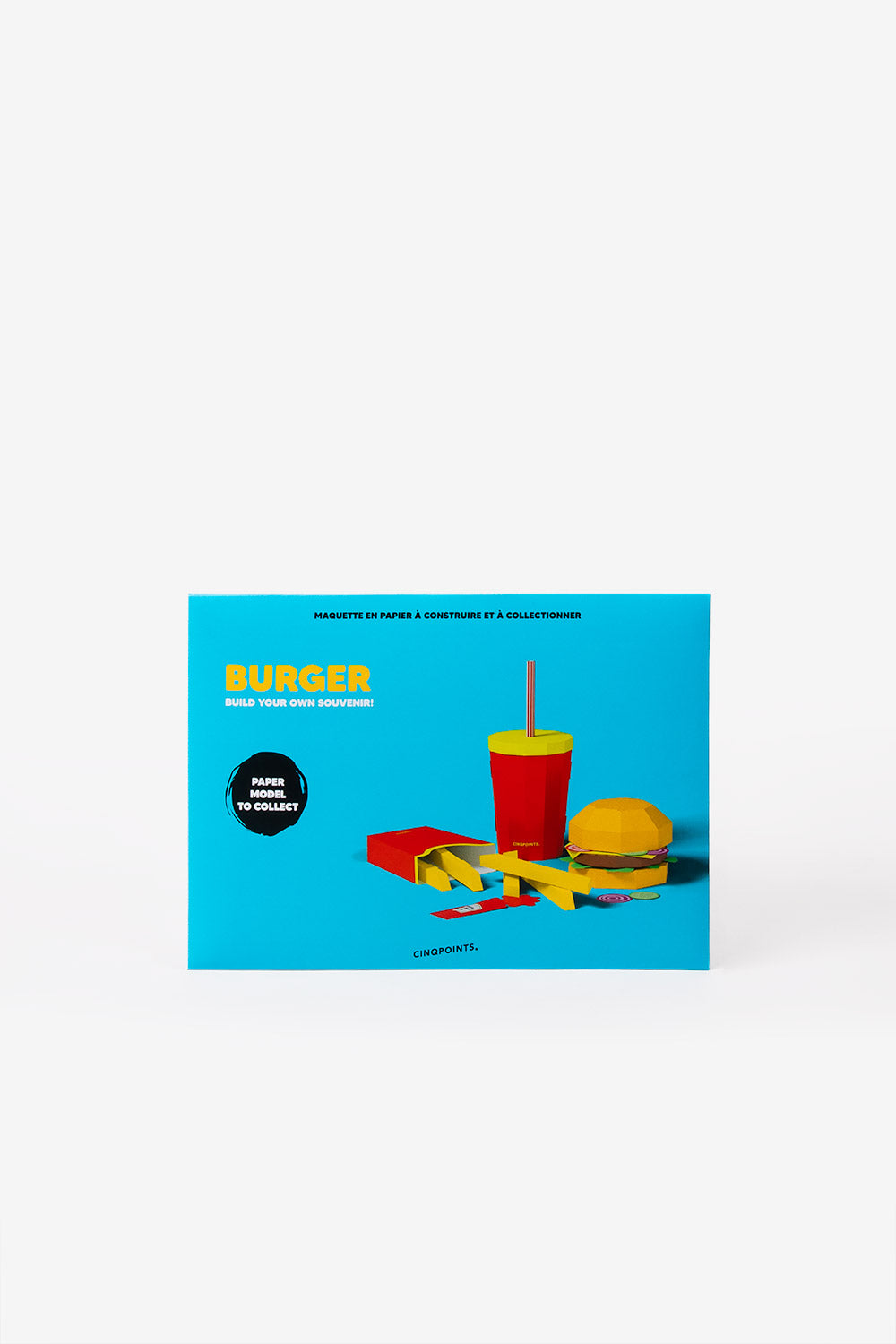 Papercraft Burger - Souvenir en papier 3d