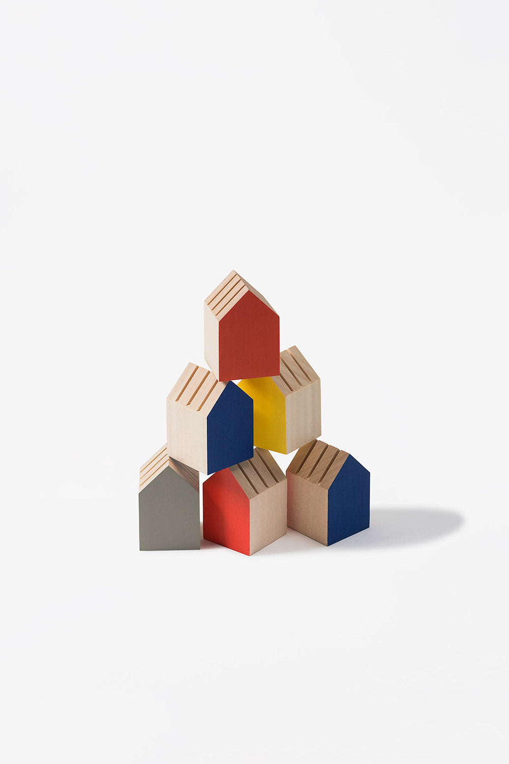Porte cartes en bois coloré - Tiny House
